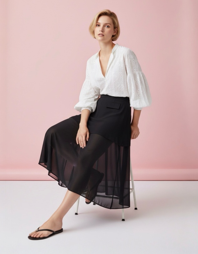 Mossée - Lettie Sheer Skirt
