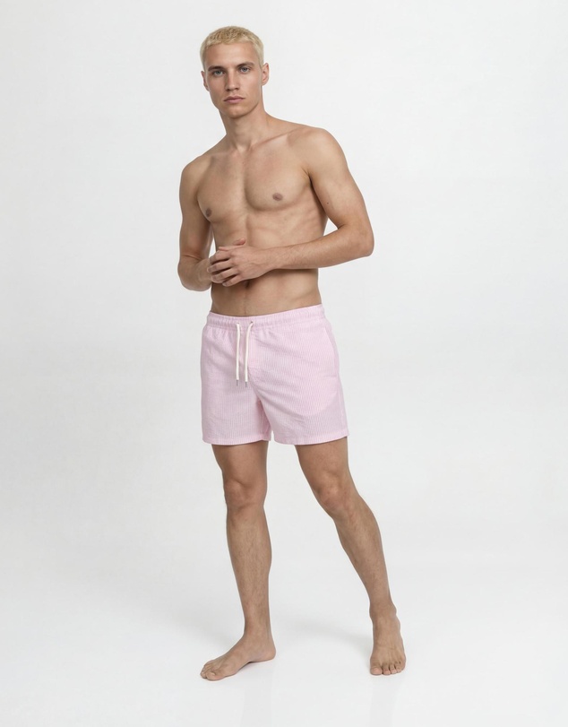 Jack & Jones - Maui Ocean Seersucker Swim Shorts