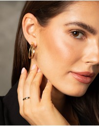 Mestige - Architect Hoops - 18K Gold Plated