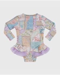Aqua Blu Kids - Brindle Long Sleeve One Piece - Babies