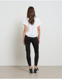 DRICOPER DENIM - Active Black Cuffed Jeans