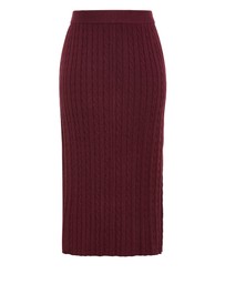 City Chic - Kenia Cable Knit Skirt