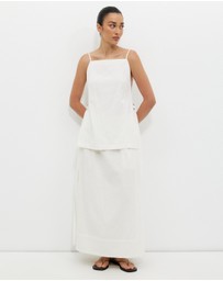 Calli - Lyauna Drawstring Column Skirt