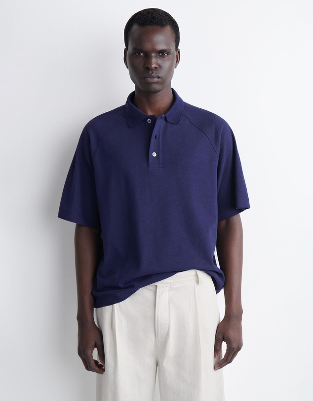 COS - Relaxed Cotton-Linen Polo Shirt