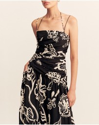 Shona Joy - Lila Double Strap Tiered Maxi Dress