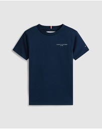 Tommy Hilfiger - Unisex Logo Crew Neck T-Shirt - Kids