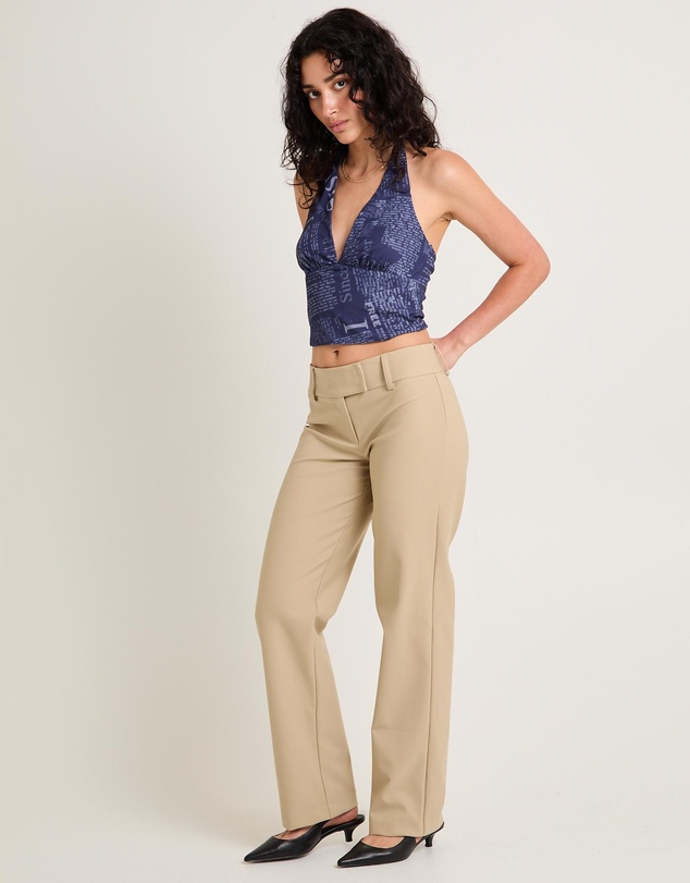 Insight - Newspaper Halter Top