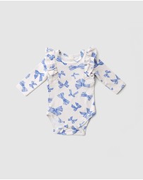WITH LOVE FOR KIDS - Shimmy Long Sleeve Onesie - Babies