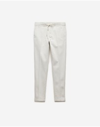 Calibre - Dobby Denim Drawstring Pants Almond