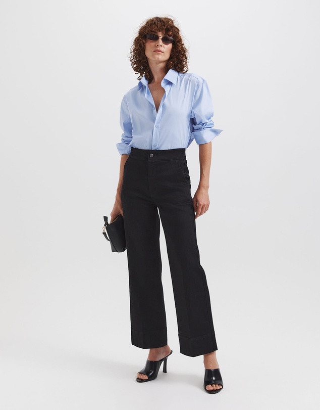 SABA - Ava Cropped Wide Leg Jean