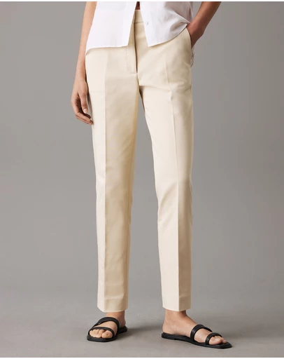Calvin Klein - Slim Gabardine Ankle Trousers