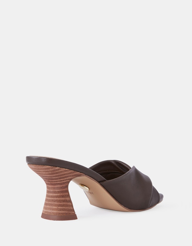 Wittner - Marlee Leather Flared Heel Mules