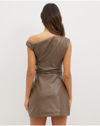 Dazie - She Is All That PU Mini Dress