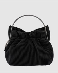 Olga Berg - Elise Pleated Top Handle