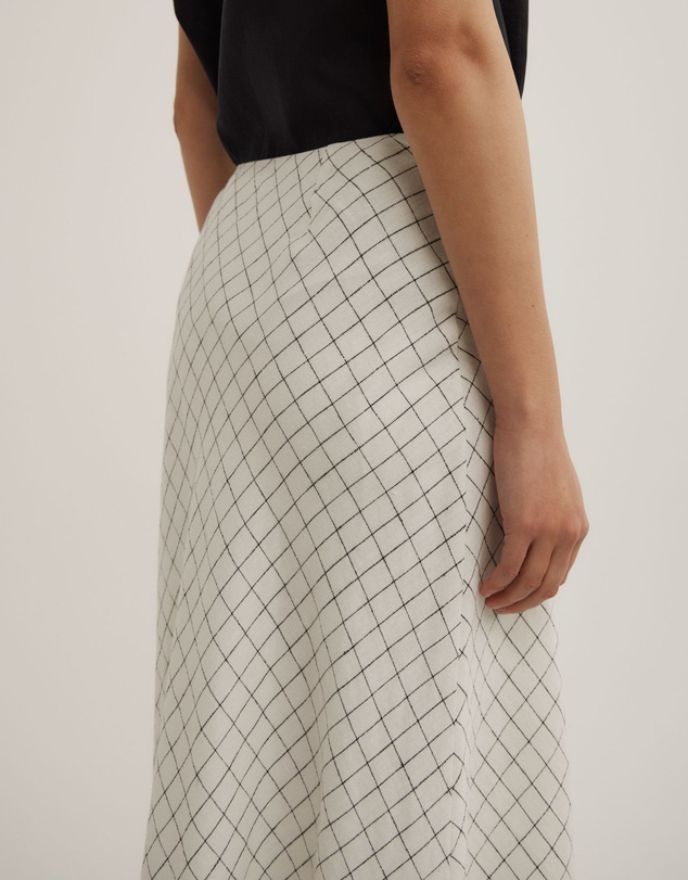 Witchery - Bias Linen Slip Skirt