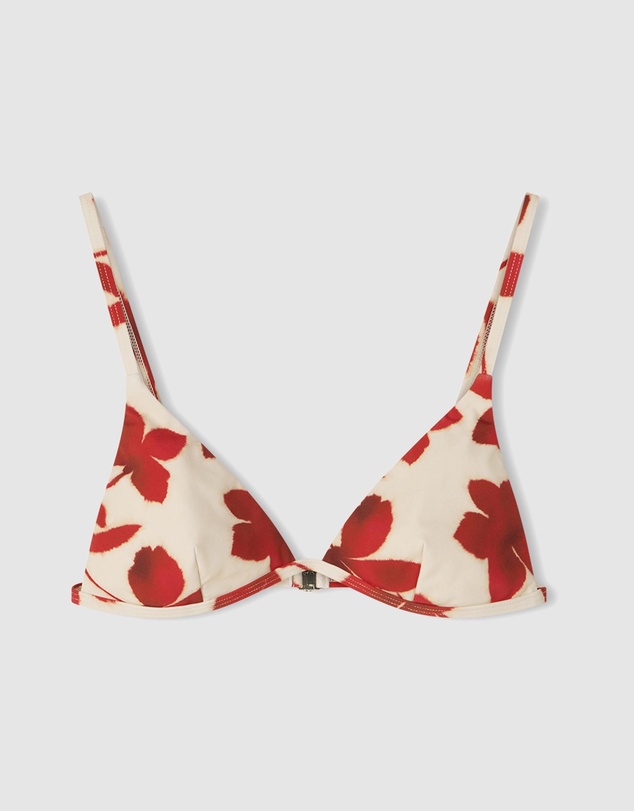 Zulu & Zephyr - Ruby Floral Triangle Top