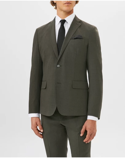 Van Heusen - Wool Blend Puppytooth Suit Jacket