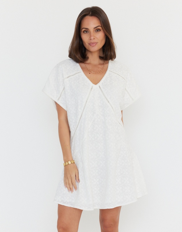 ALEXANDRA - Isaac Dress White