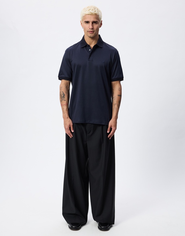 Emporio Armani - Rounded Micro Eagle Polo Shirt