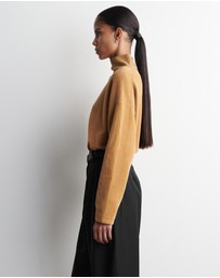 COS - Chenille Funnel-Neck Jumper