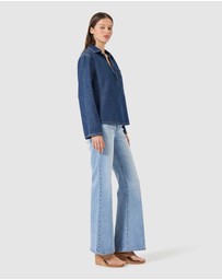 Rolla's - Marfa Shirt - Pacific Blue