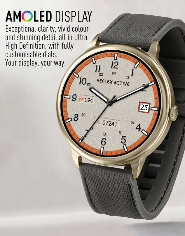 Reflex Active - Spectra 300R Dark Grey Smart Watch