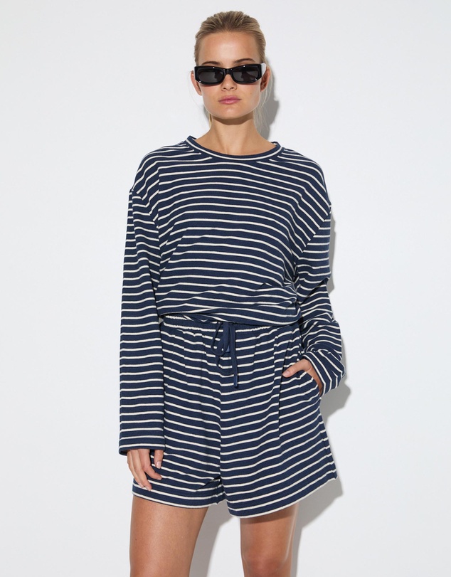 Zulu & Zephyr - Stripe Jersey Sport Shorts ICONIC EXCLUSIVE