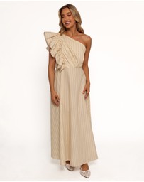 Petal & Pup - Meggy Maxi Dress - Sand/White