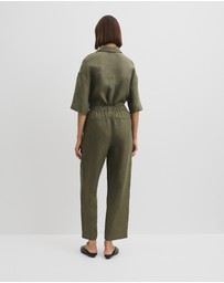 Country Road - Organically Grown Linen Tapered Jogger