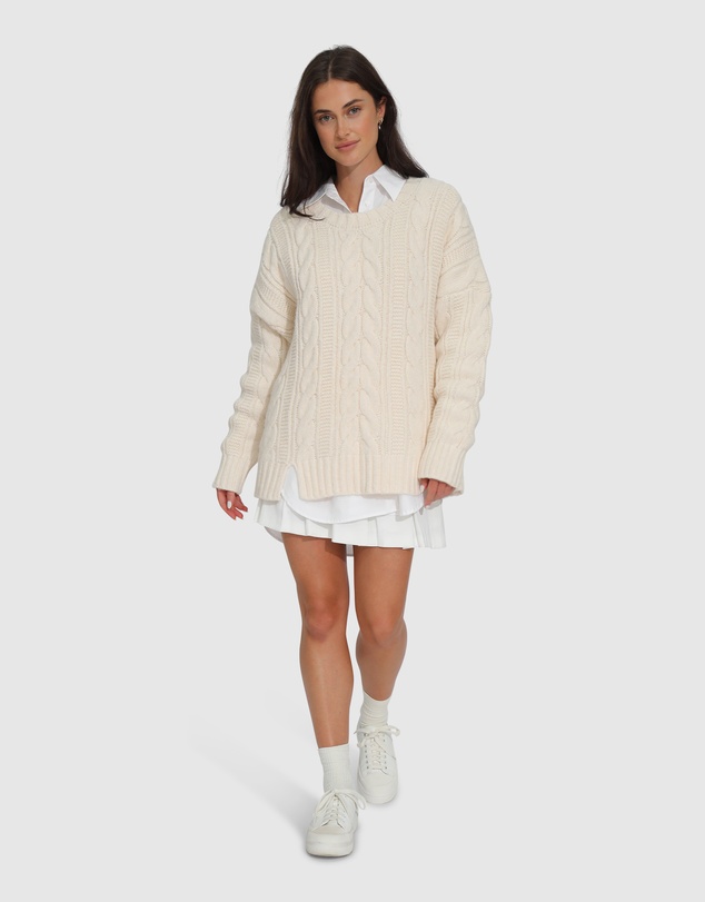 Belle & Bloom - Perfect Me Oversized Crew Sweater