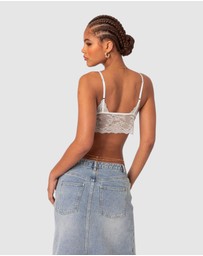 EDIKTED - Greta Lace Bra Top