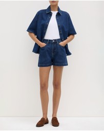 Assembly Label - Boxy Denim Shorts