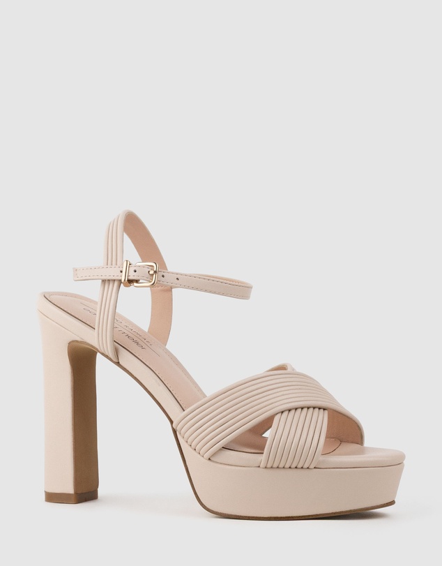 Edward Meller - SORROW110 Tubed Crossover Platform Sandal