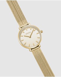 Breda - Beverly Tethered Gold and Metal Bracelet Watch, 25MM