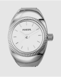 Fossil - Ring Watch Silver-Tone Analogue Watch