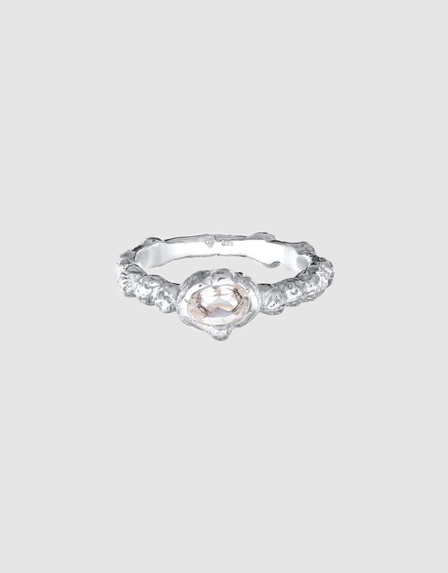 Haze & Glory - ICONIC EXCLUSIVE - Ring Topaz Swirly 925 Sterling Silver