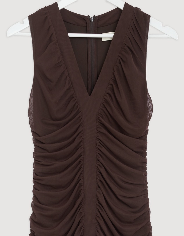 Revibe - Repaired Lover Elara Mesh Maxi Dress - AU 10