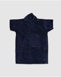 Bambury - Wylie Adult Hooded Beach Poncho Navy