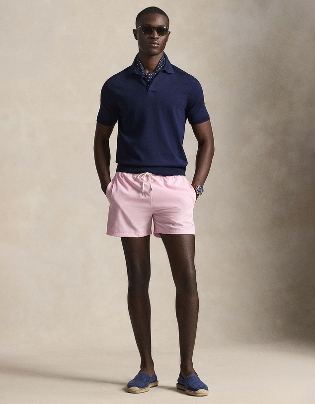 Polo Ralph Lauren - 4.5in Traveler Slim Fit Swim Trunks - ICONIC EXCLUSIVE