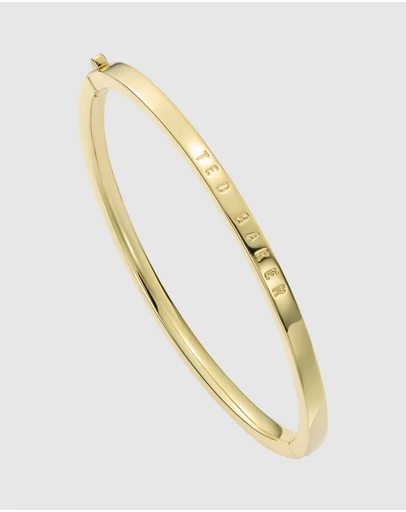 Ted Baker - CHRISHELL: Logo Slim Bangle Bracelet