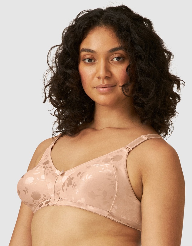 Naturana - Wide Strap Wireless Minimiser Bra