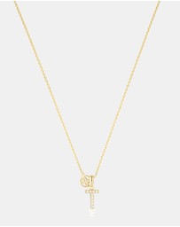 Georgini - Georgini Luxury Letters T Initial Pendant Gold