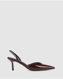 Siren - Yoco Slingback Kitten Heels