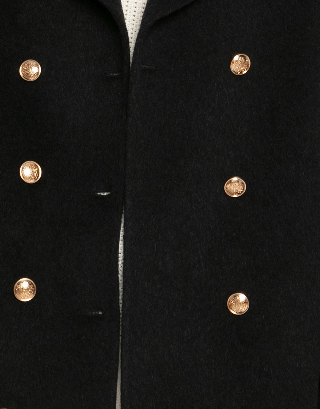 Belle & Bloom - Right and Forward Double Breasted Wool Blend Pea Coat