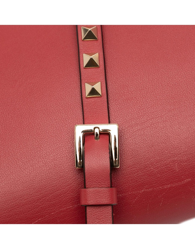 Pre-Loved by Azura Reborn - Pre-Loved Small Leather Rockstud Flap Crossbody