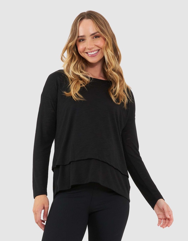 Ripe Maternity - Jazmin Long Sleeve Nursing Top