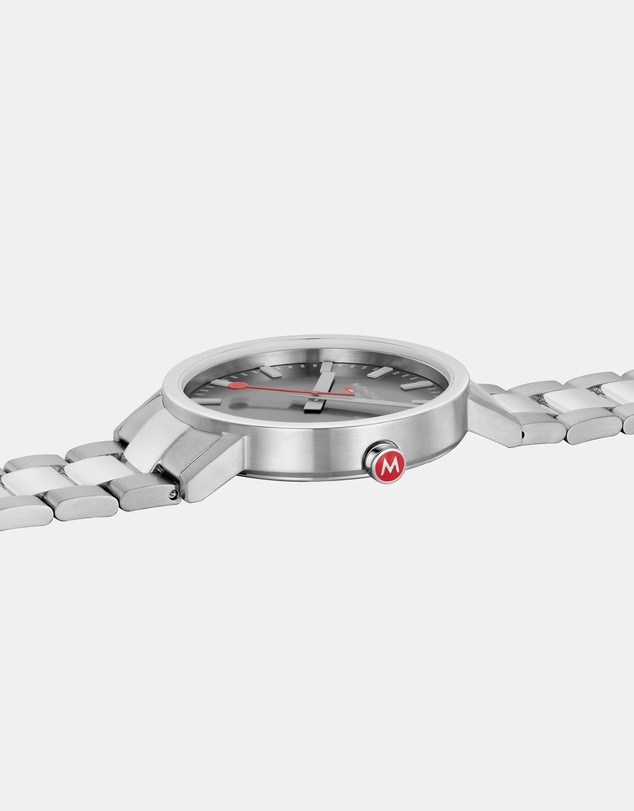 Mondaine - Mondaine Classic Silver Stainless Steel 40mm Watch