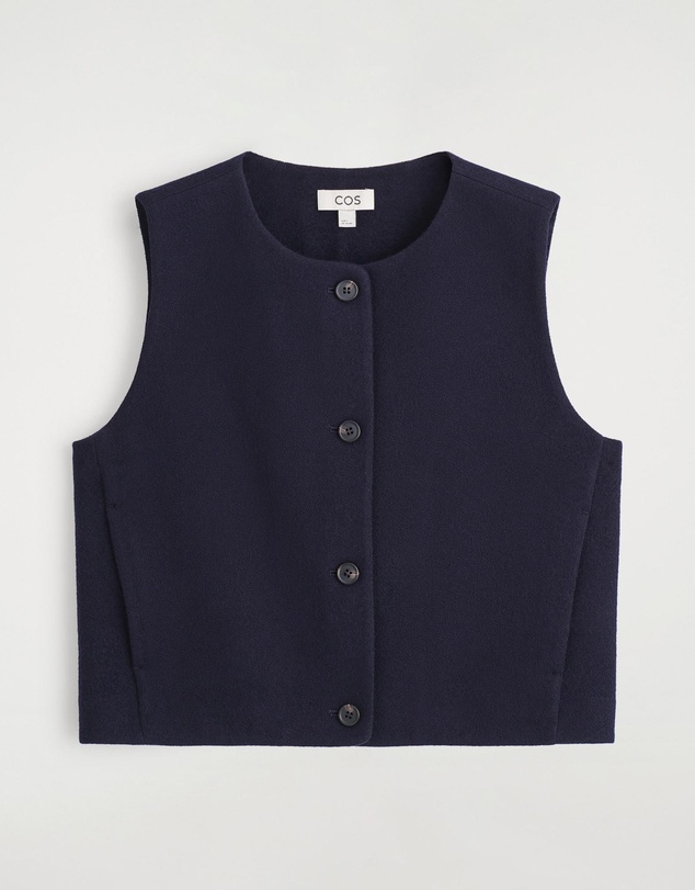 COS - Boiled Merino Wool Waistcoat