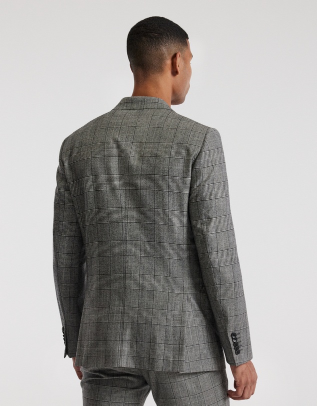 Calibre - Glen Check Suit Jacket Grey