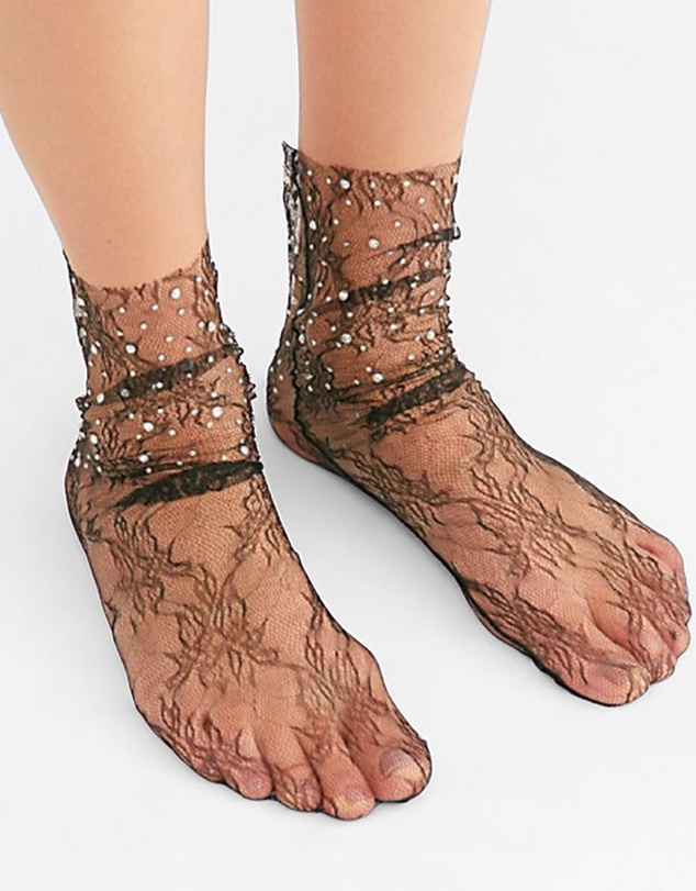 High Heel Jungle - Crystal Lace Socks